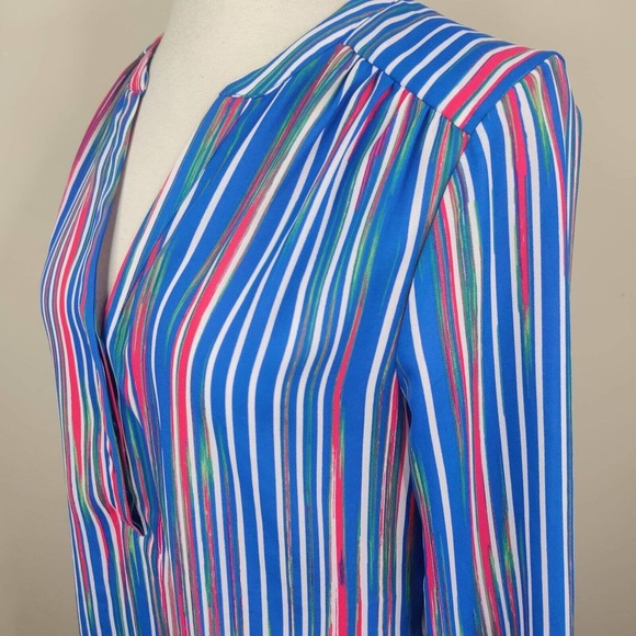 Not Your Daughters Jeans Top Striped 3/4 Sleeve - Picture 7 of 12